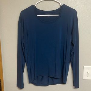 Athleta Navy blue Long sleeve shirt. Never worn. Size small